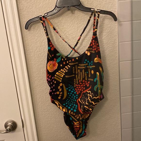 Urban Outfitters Other - Our From Under Printed Strappy Scoop Back One-Piece Swimsuit